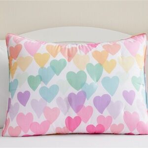 Evie Heart Standard Pillow Sham (does not include pillow)